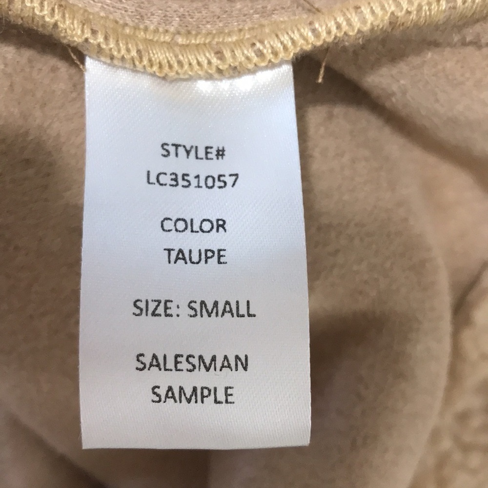 Sage The Label Not From Around Faux Leather Teddy Coat Size Small - Picture 8 of 11